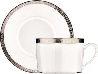 Porcelain Malmaison Espresso Cup And Saucer