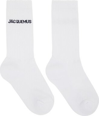 White Le Papier 'Les Chaussettes Jacquemus' Socks