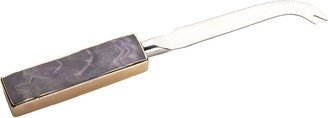 Greatfool Amethyst Soft Cheese Knife - Gold