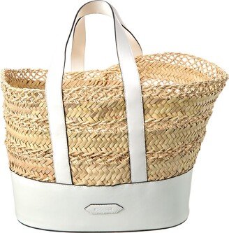 The Cannes Large Straw Tote-AA