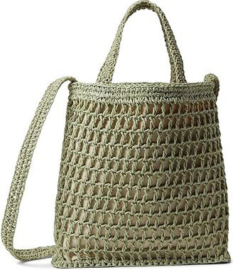 The Small Transport Crossbody: Straw Edition (Forgotten Landscape) Handbags