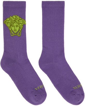 Purple Medusa Socks