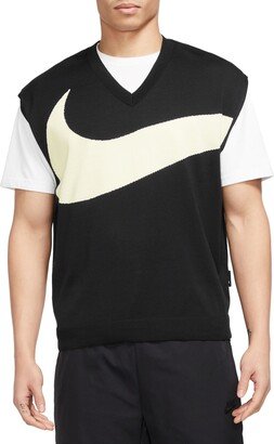 Swoosh Graphic Sweater Vest