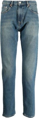 mid-rise straight-leg jeans-AT