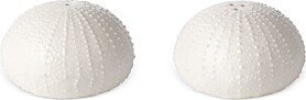 Sea Urchin Salt & Pepper Shakers, White