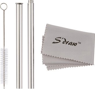 Globetrotter Reusable Straw Silver