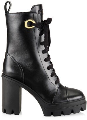 Cubalibre Lug-Sole Lace-Up Boots