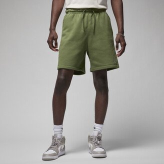 Men's Essentials Fleece Shorts in Green-AA