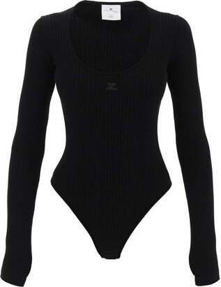 Holistic Ribbed Knit Bodysuit