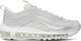 Silver-Tone & Gray Air Max 97 Sneakers