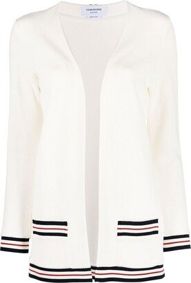 RWB stripe ribbed cardigan