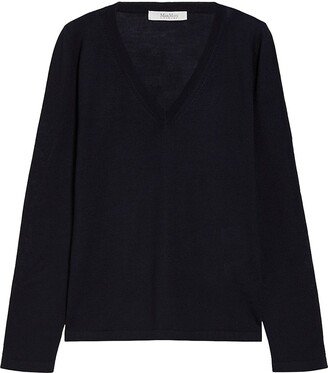 V-Neck Wool Pullover Sweater