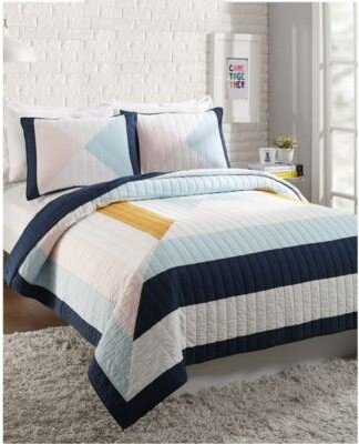 Diamond Patchwork 3 Piece Quilt Sets