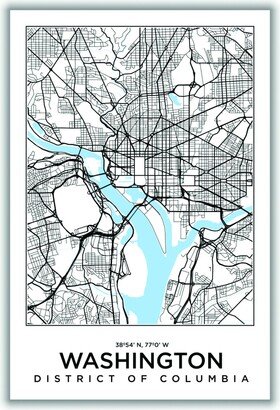 Stanley Print House Map Of Washington District Of Columbia