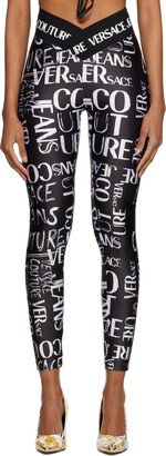 Black Doodle Leggings