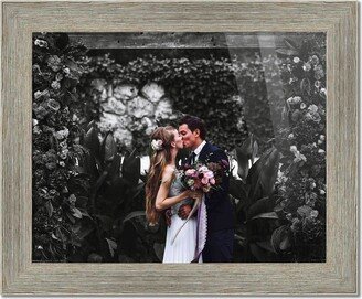 CountryArtHouse 47x23 Frame Gray Barnwood Picture Frame - Modern Photo Frame Includes