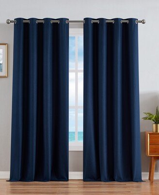 Providence Ultimate Blackout Grommet Window Curtain Panel Set, 52 x 108