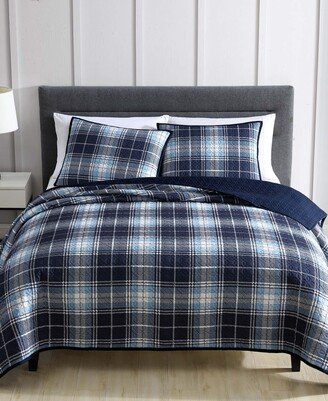 Riverbrook Home Plaid 2-Pc. Coverlet Set, Twin