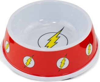 Buckle-Down Single Melamine Pet Bowl - 7.5 (16oz) - DC Comics Flash Icon + Icon Red White Yellow