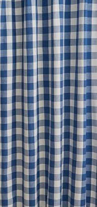 Park Designs Buffalo Check Shower Curtain 72x72 - China Blue