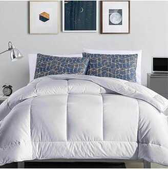 All Season Classic Grid Quilted Down Alternative Comforter