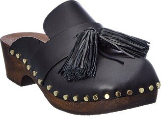 Oliver Large Tassel Leather Clog