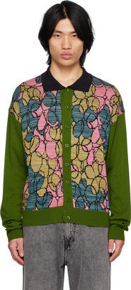 Green TT Drawings Cardigan