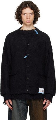 Black Brushed Cardigan