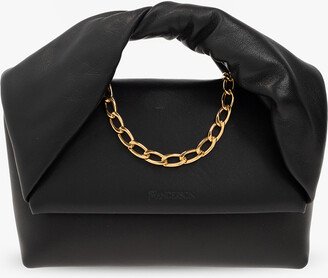 ‘Midi Twister’ Shoulder Bag - Black