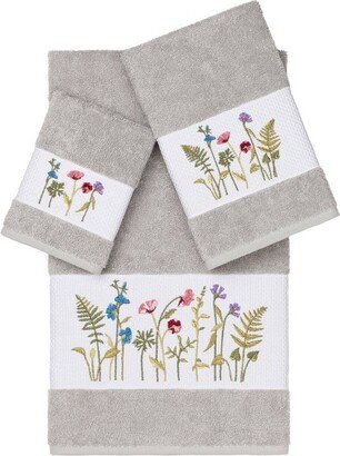 3pc Serenity Embellished Towel Set