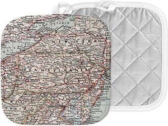 Pennsylvania Map Hot Pad - Pot Holder Wedding Gift Housewarming Kitchen