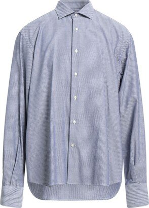 ANGELO NARDELLI Shirt Slate Blue