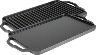 Cast Iron Chef Collection 10 Chef Style Rectangle Reversible Grill, Griddle Cookware