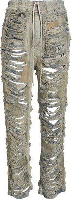 Distressed Pusher Jeans