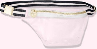 Stadium Clear Fanny Pack Bag In Black & White