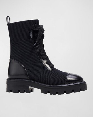 Winton Knit Lug-Sole Combat Boots