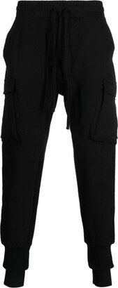 Tapered Cargo Track Pants-AA