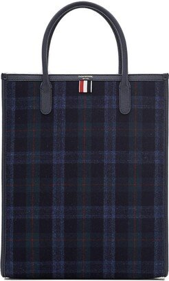 Tartan Checked Top Handle Bag