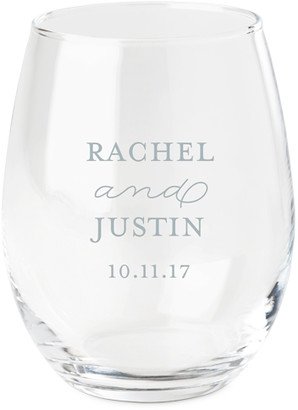 Stemless Wine Glasses: Capture The Day Wine Glass, Etched Wine, White