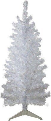 Northlight 4' White Iridescent Pine Artificial Christmas Tree - Unlit