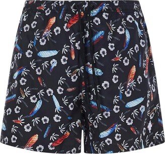 Drawstring Swim Shorts-AO