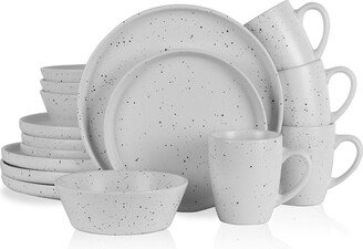 Stone Lain Jade 16 Pieces Dinnerware Set, Service For 4