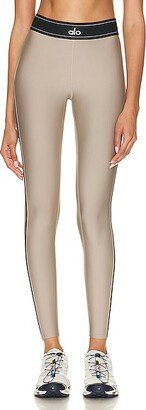 Airlift High Waisted Suit Up Legging in Taupe