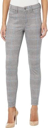 Madonna Skinny (Grey/Blue Glen Plaid) Women's Casual Pants