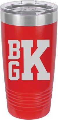 Stacked Monogram Laser Engraved Travel Mug, Can Be Personalized, 20 Oz. Polar Camel, Insulated, Stainless Steel, Custom Gifts