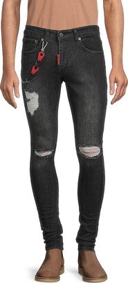 Elie Balleh Skinny Fit Distressed Jeans-AA