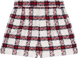 Tweed Check Shorts