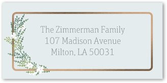 Address Labels: Circled Cross Boy Address Label, Grey, Address Label, Matte