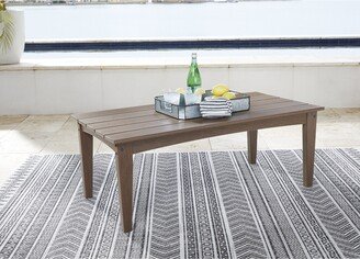 Emmeline Rectangular Outdoor Poly All Weather Cocktail Table - 48