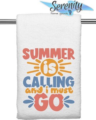 Summer Home Decor Decorative Kitchen & Bath Hand Towels | Is Calling & I Must Go